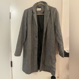 Hyped Unicorn houndstooth coat. Worn once, in fantastic condition.
